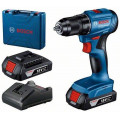 BOSCH GSR 185-LI PROFESSIONAL Akkus fúrócsavarozó 2x2Ah, szerszámkoffer 06019K3000 BOSCH GSR 185-LI PROFESSIONAL Akkus fúrócsavarozó 2x2Ah, szerszámkoffer 06019K3000